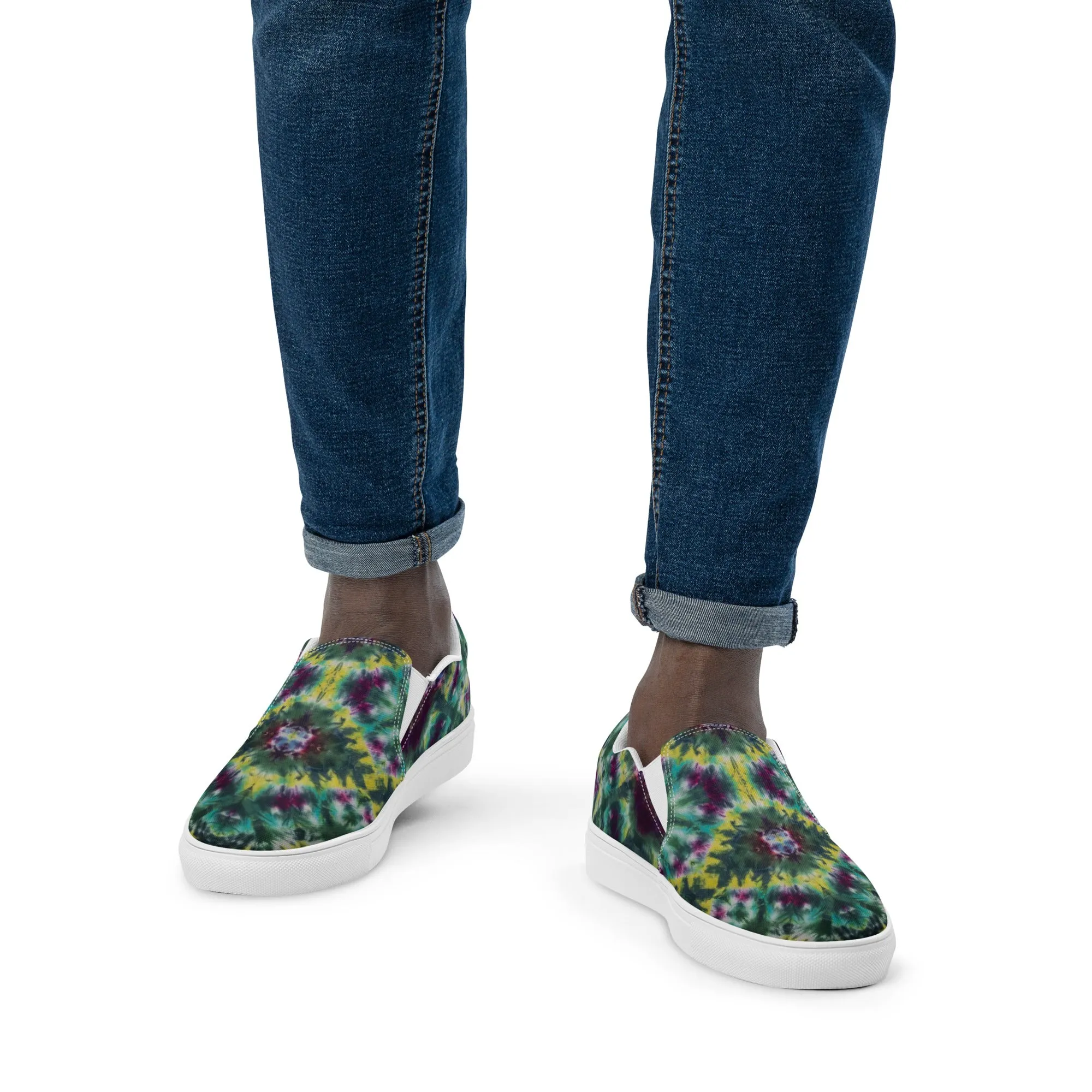 'Alien Ambassador' Men’s slip-on canvas shoes