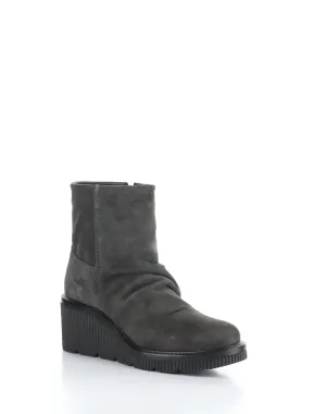 ALINA GREY Round Toe Boots