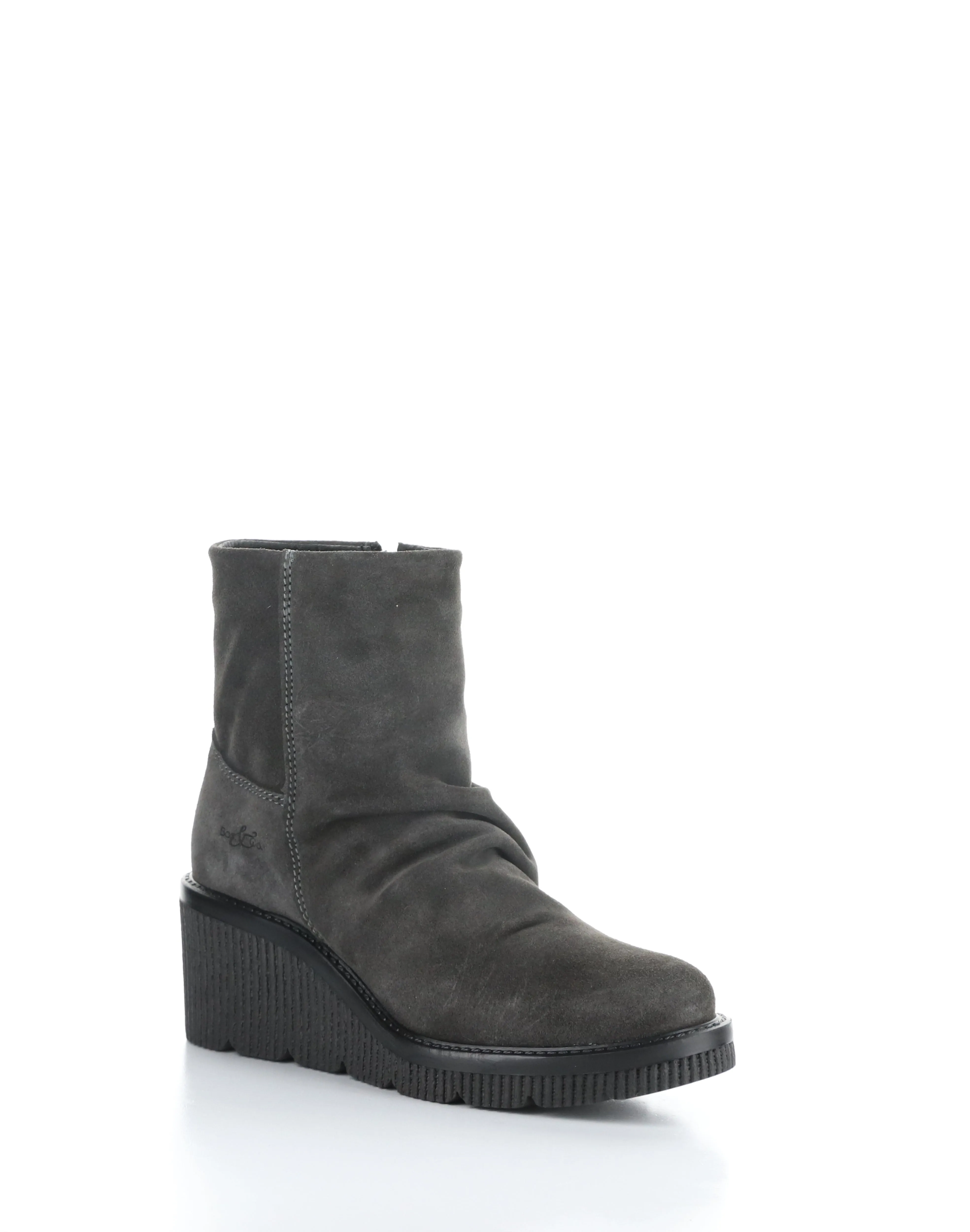 ALINA GREY Round Toe Boots