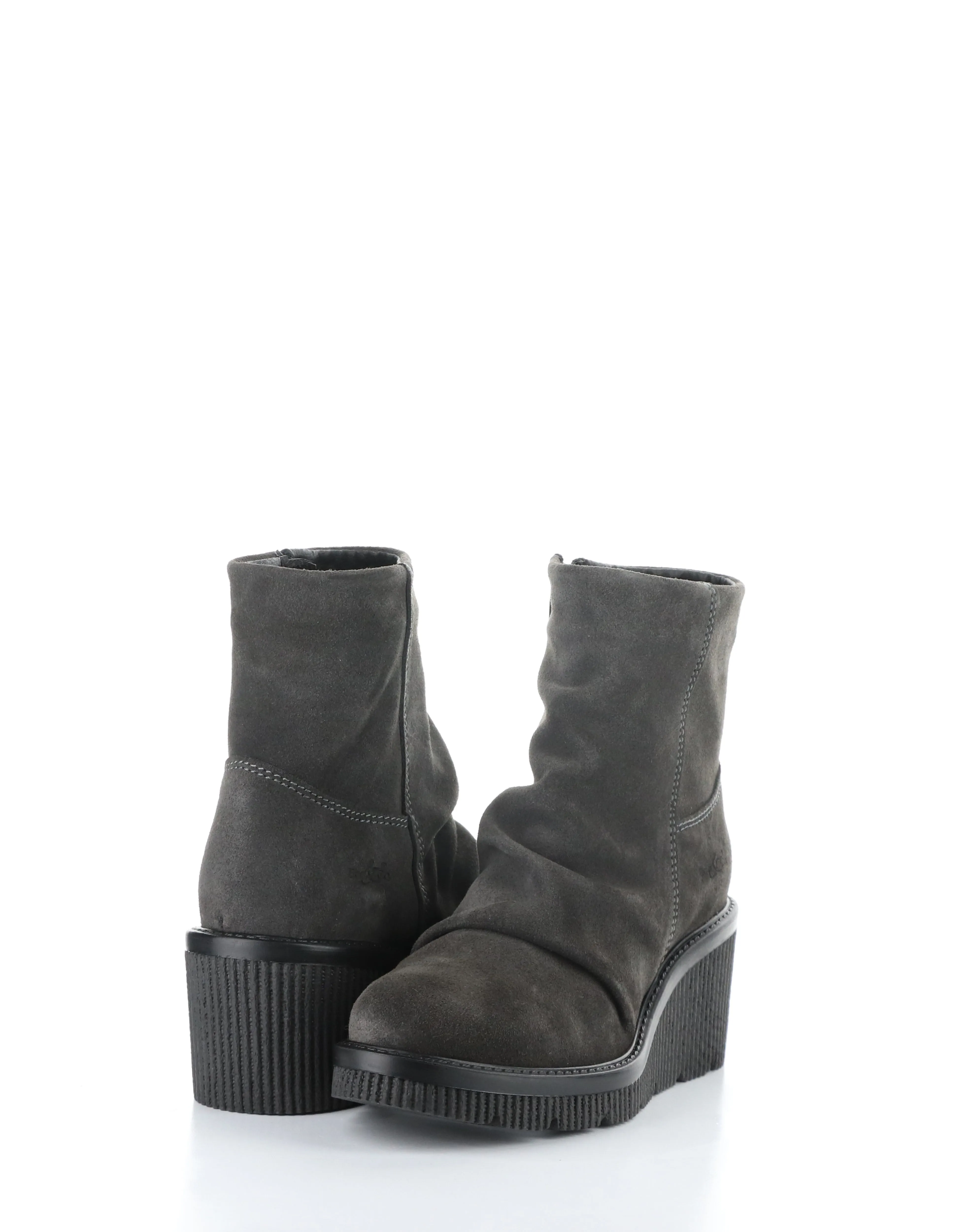 ALINA GREY Round Toe Boots