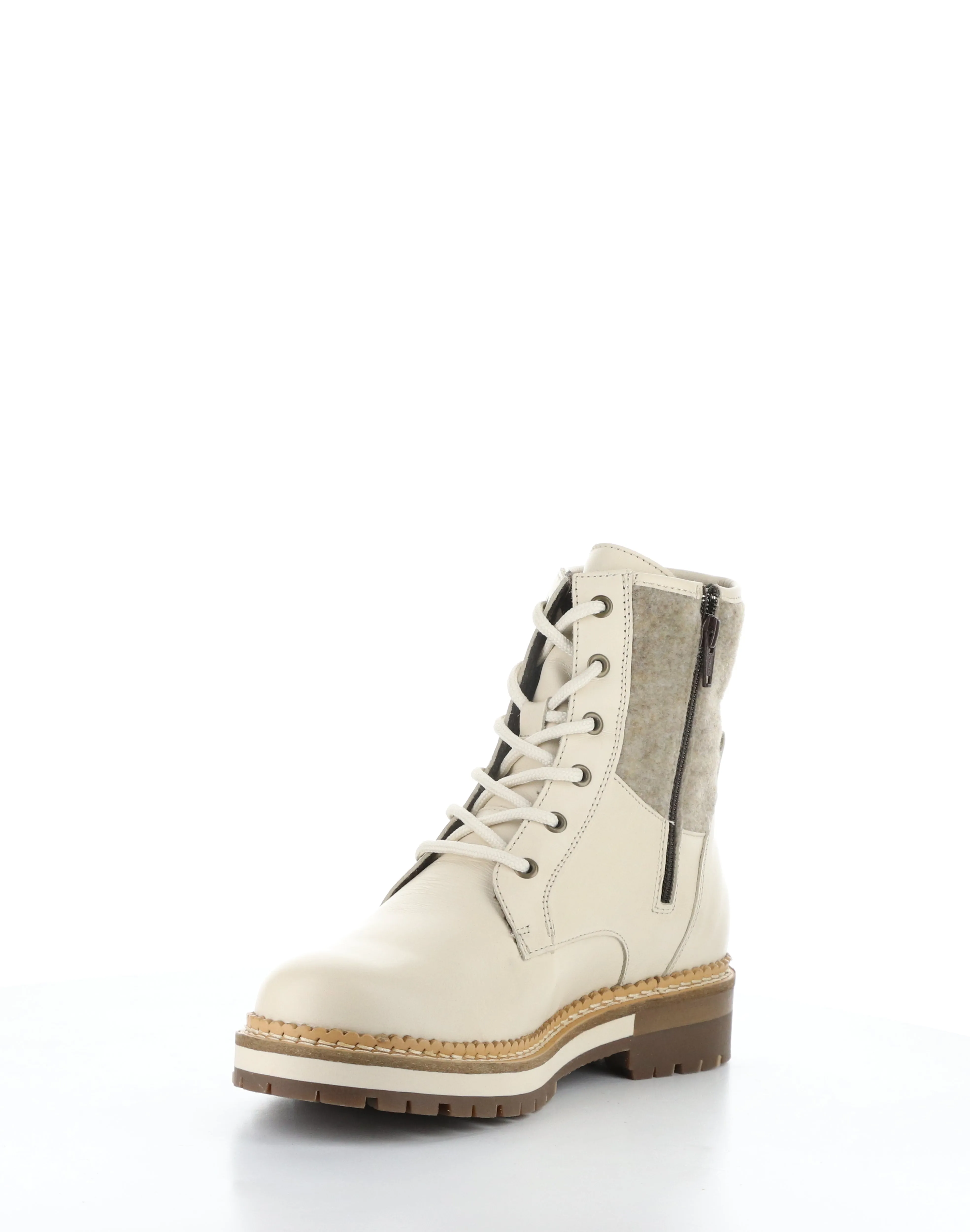 ASTRA CREAM/ZENO Round Toe Boots