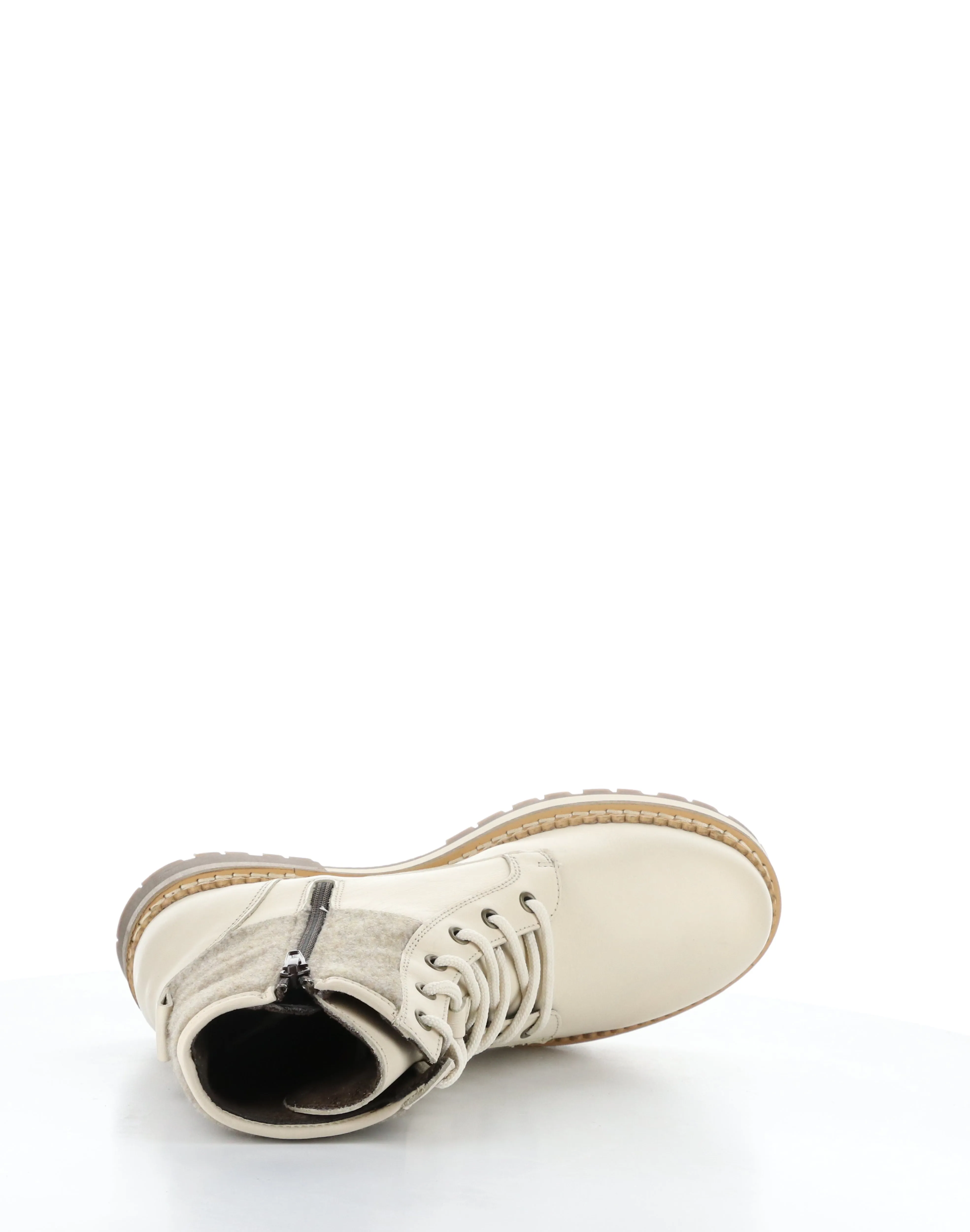 ASTRA CREAM/ZENO Round Toe Boots
