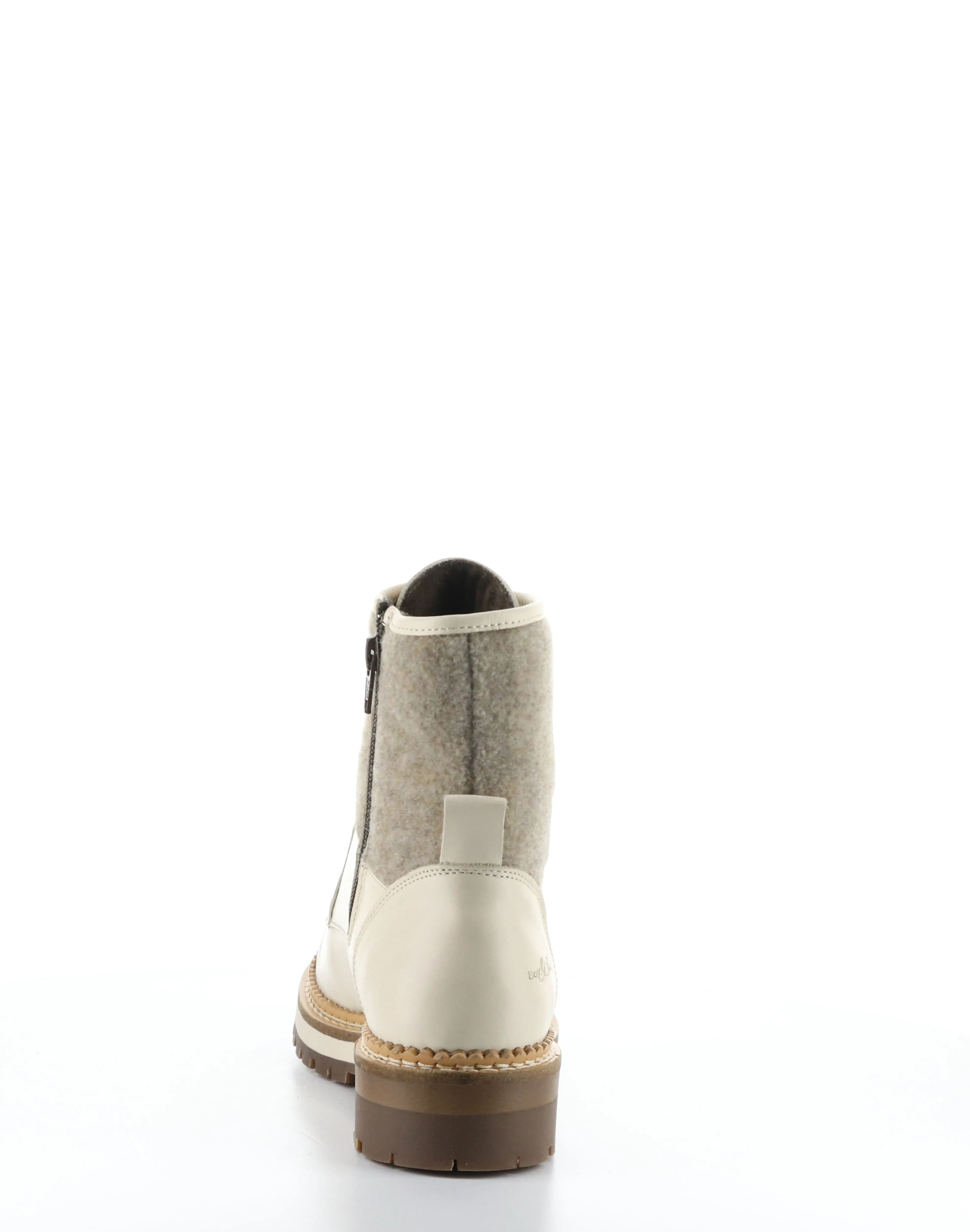ASTRA CREAM/ZENO Round Toe Boots