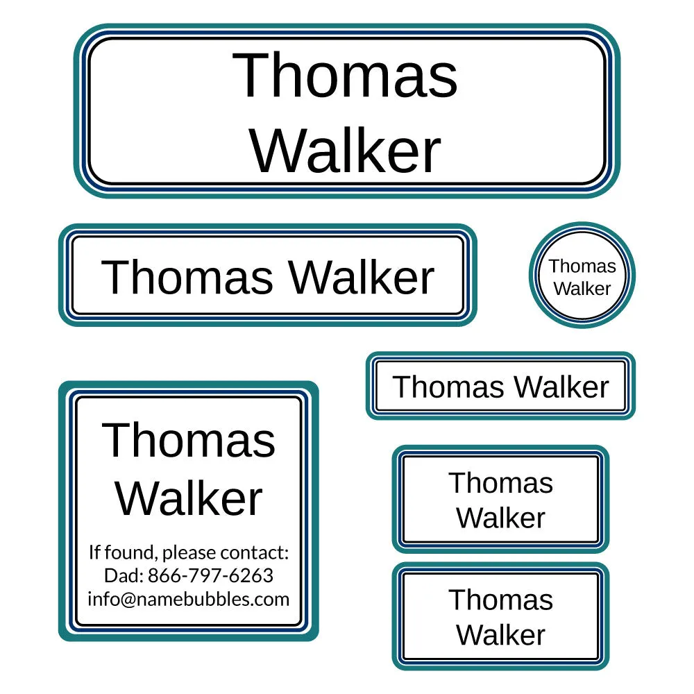 Bands School Labels Pack