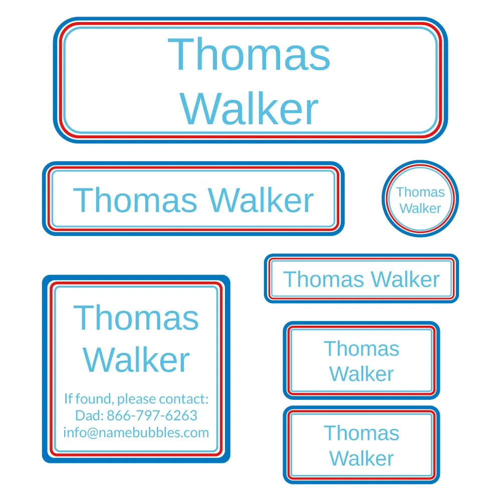 Bands School Labels Pack