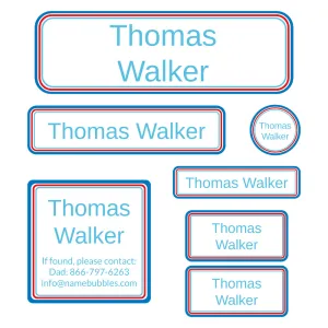 Bands School Labels Pack