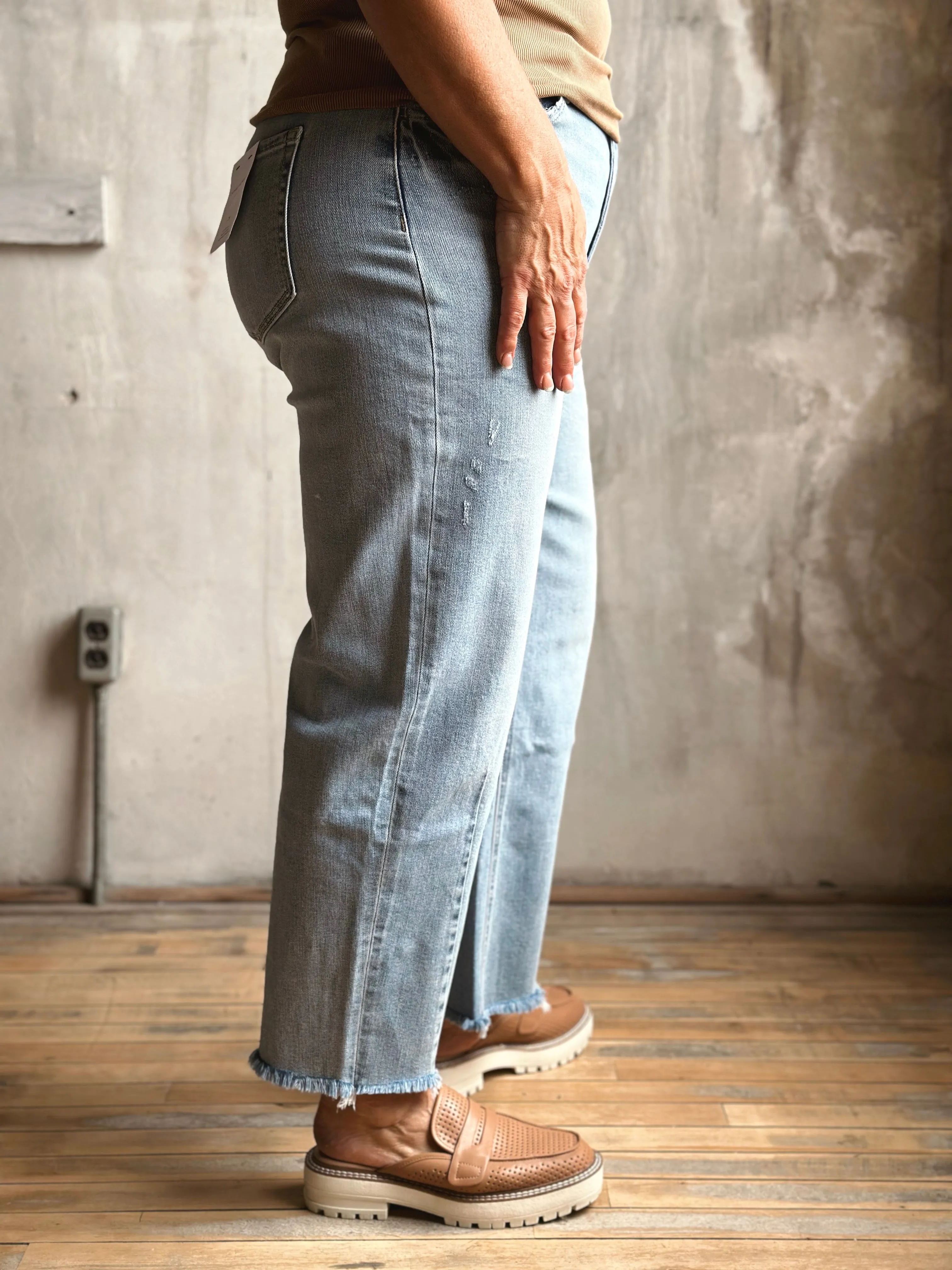 Barrel Leg Jeans by Flying Monkey