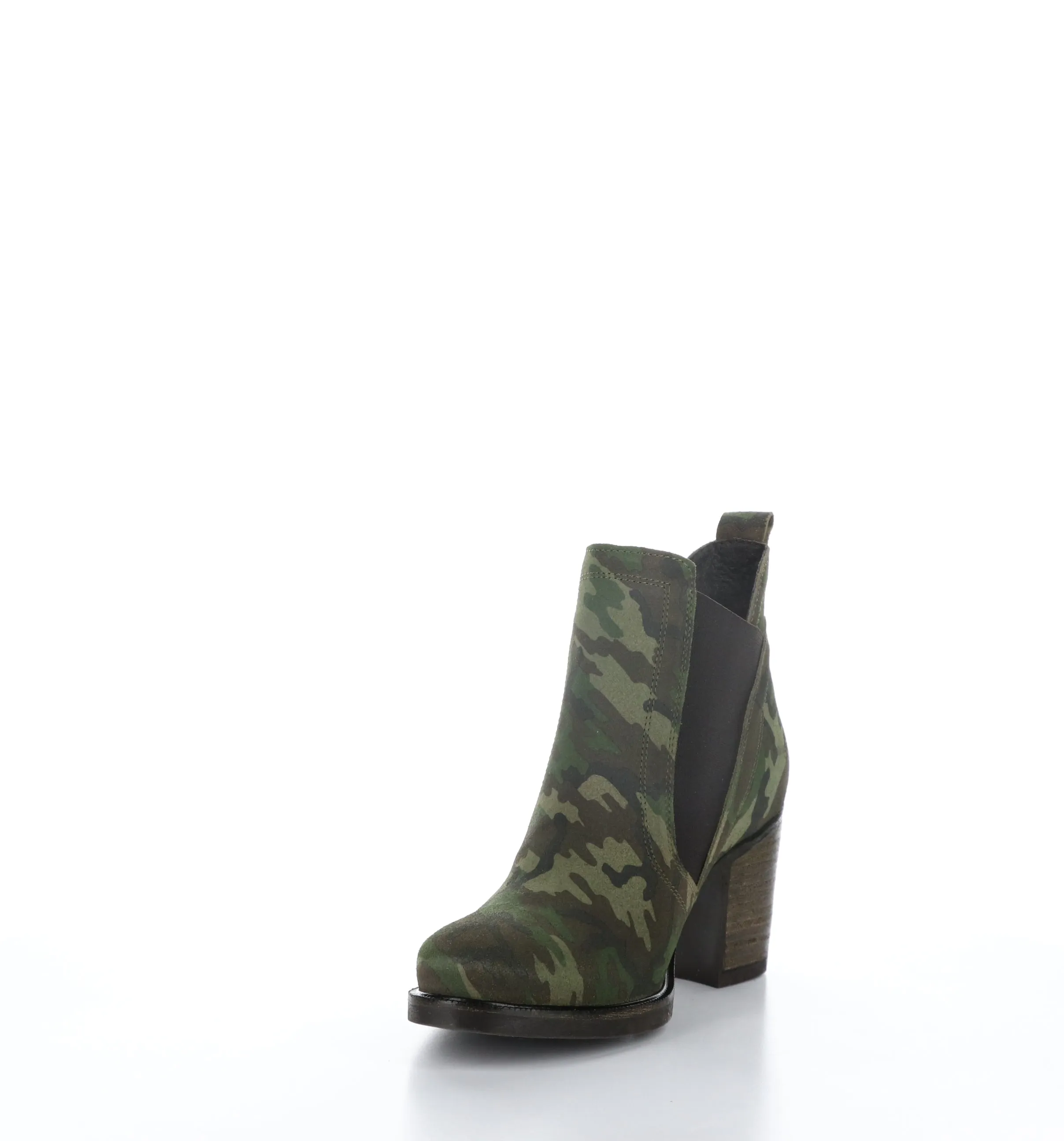 BELLINI Green Camo/Green Chelsea Ankle Boots
