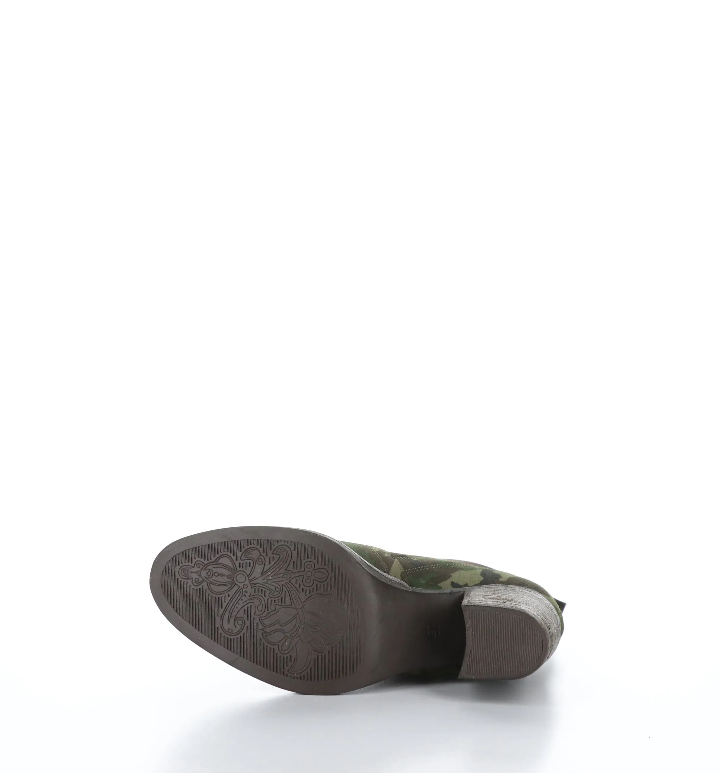 BELLINI Green Camo/Green Chelsea Ankle Boots