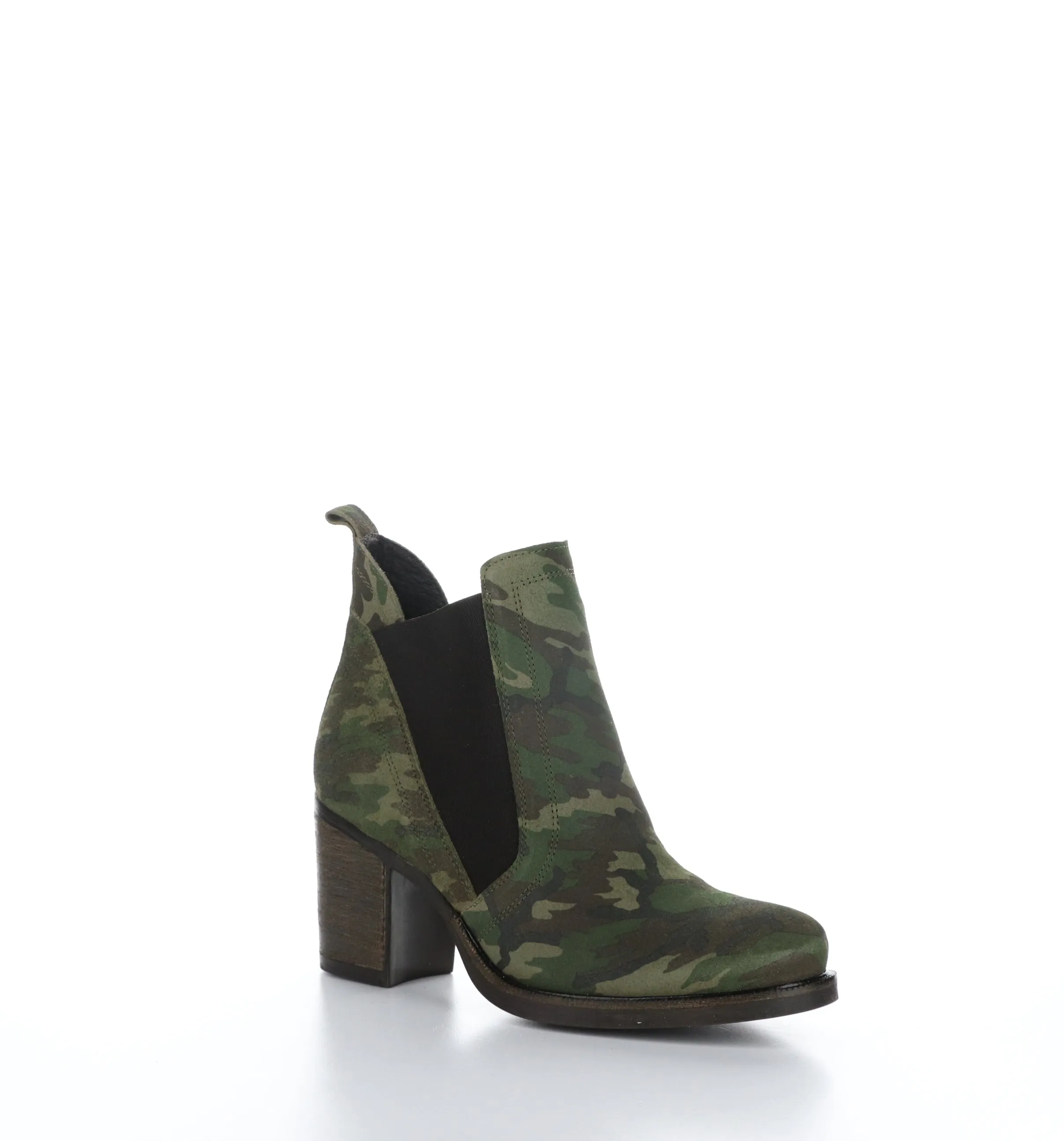 BELLINI Green Camo/Green Chelsea Ankle Boots