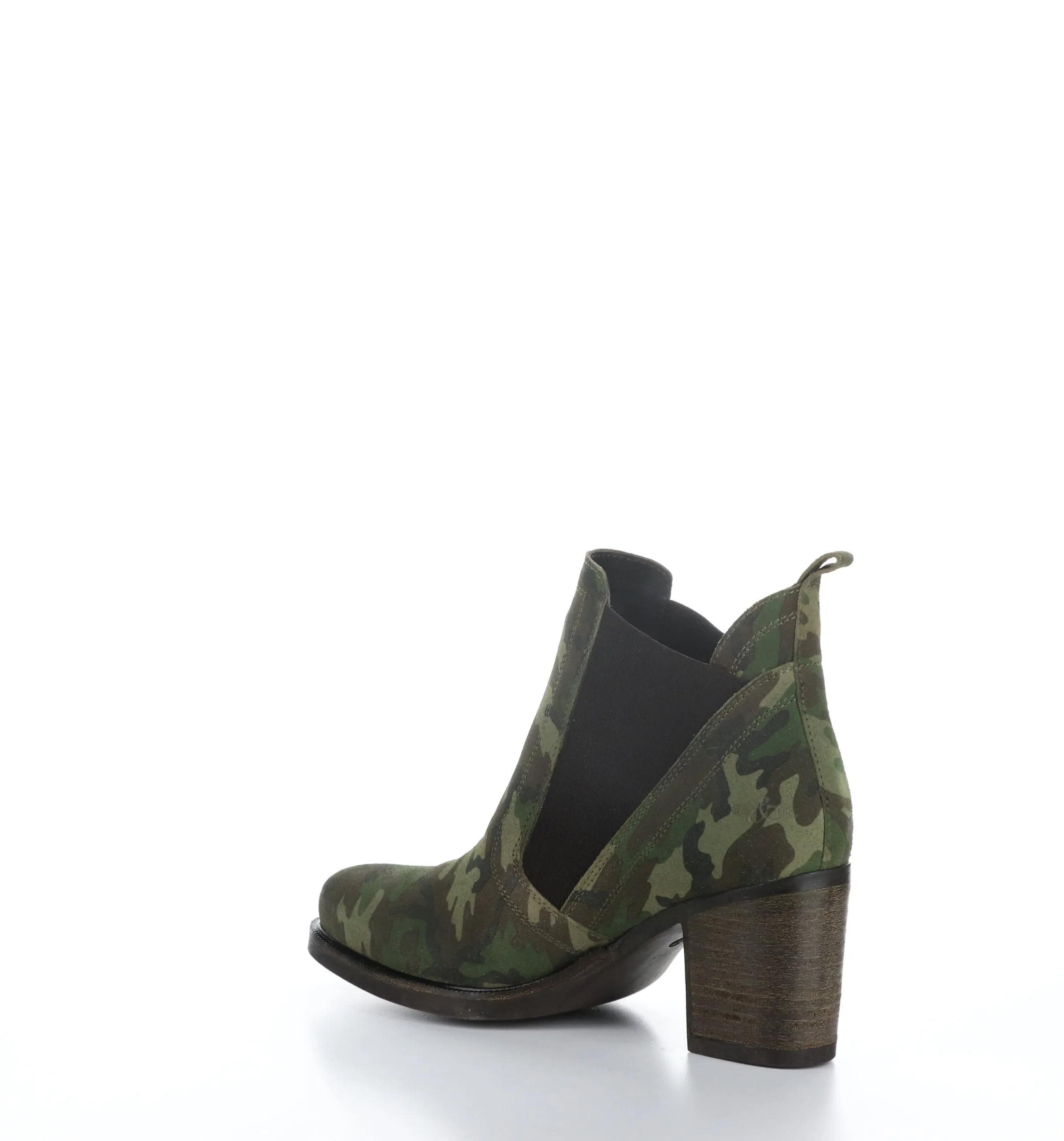 BELLINI Green Camo/Green Chelsea Ankle Boots