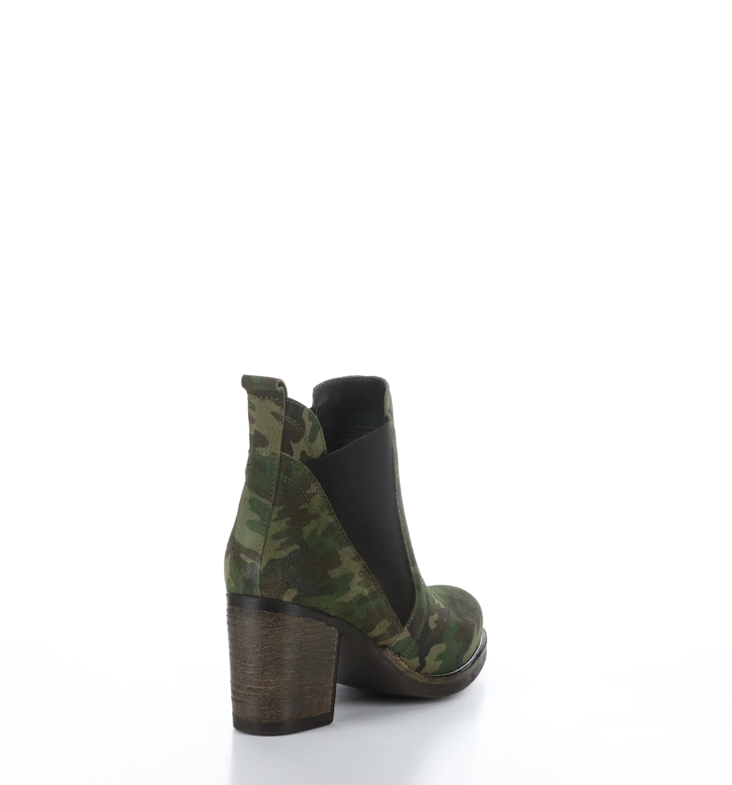 BELLINI Green Camo/Green Chelsea Ankle Boots