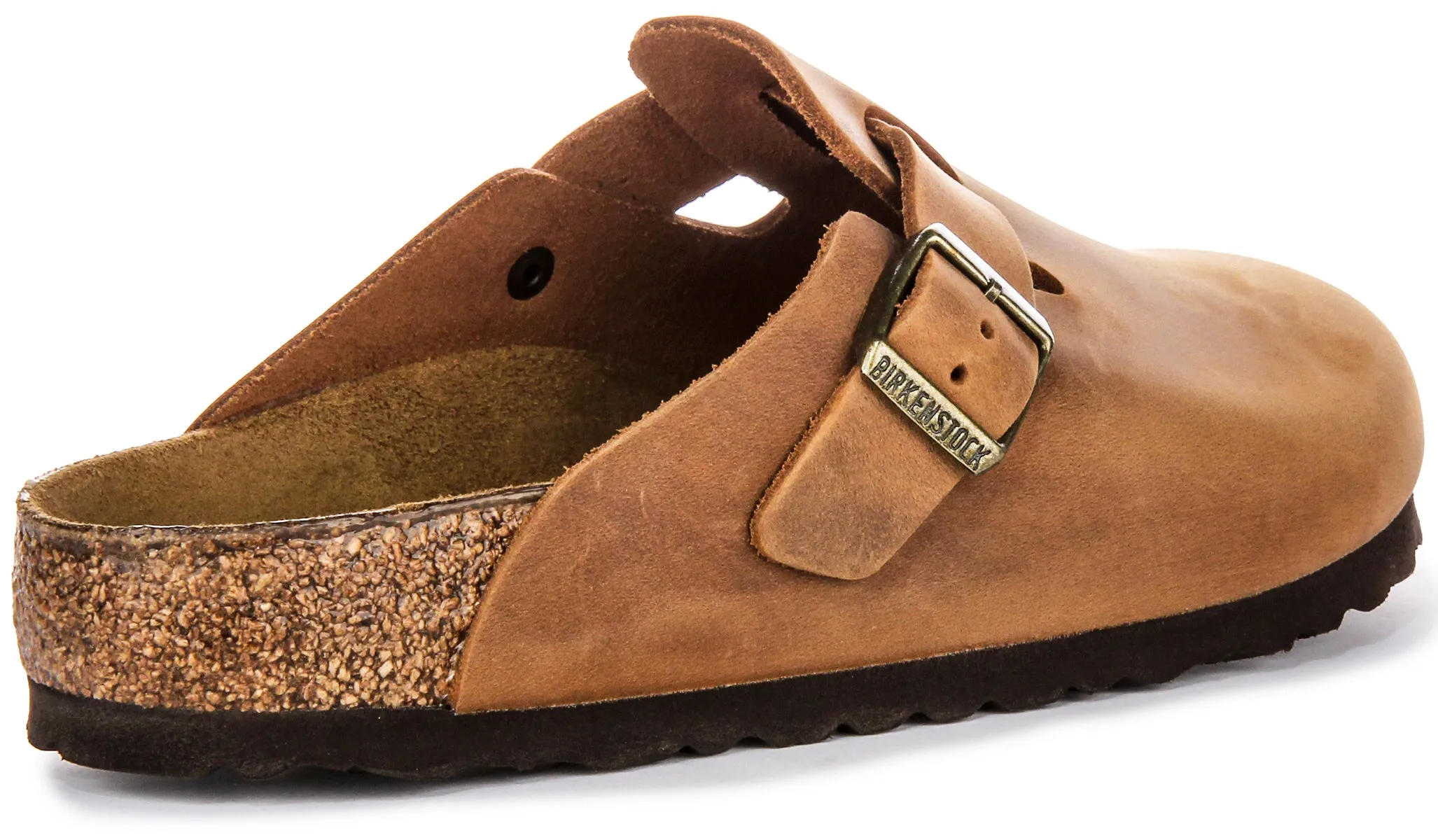 Birkenstock Boston Bs In Cognac | Regular Fit