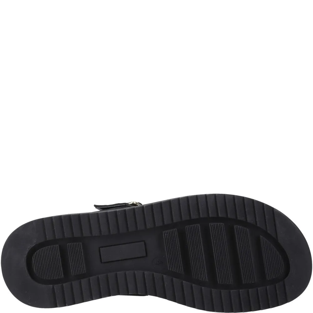 Black Celeste Slide Sandals