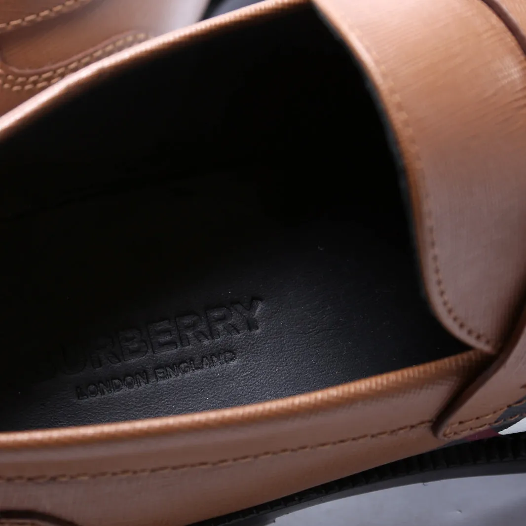 Broadbrook Leather Loafers Size 37 Brown