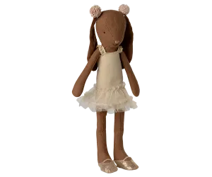 Bunny size 2, Chocolate brown - Ballet suit and skirt cream | COMING SOON