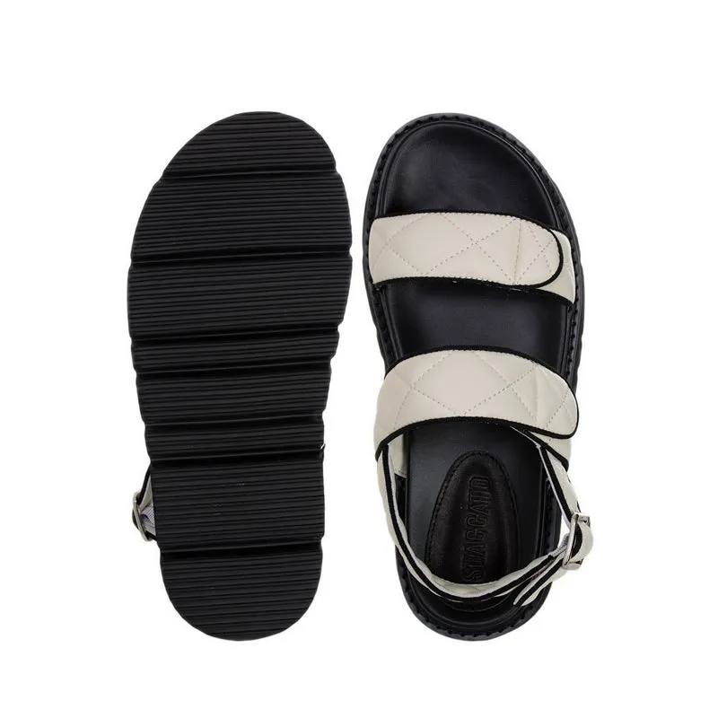 BX109-WHT Sandals - White