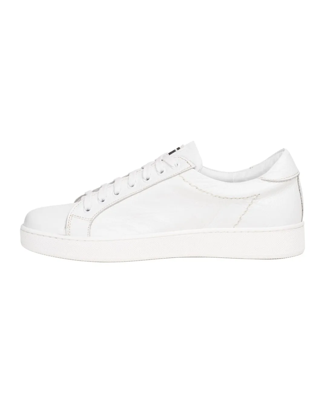 Cerruti 1881 White Leather Sneakers