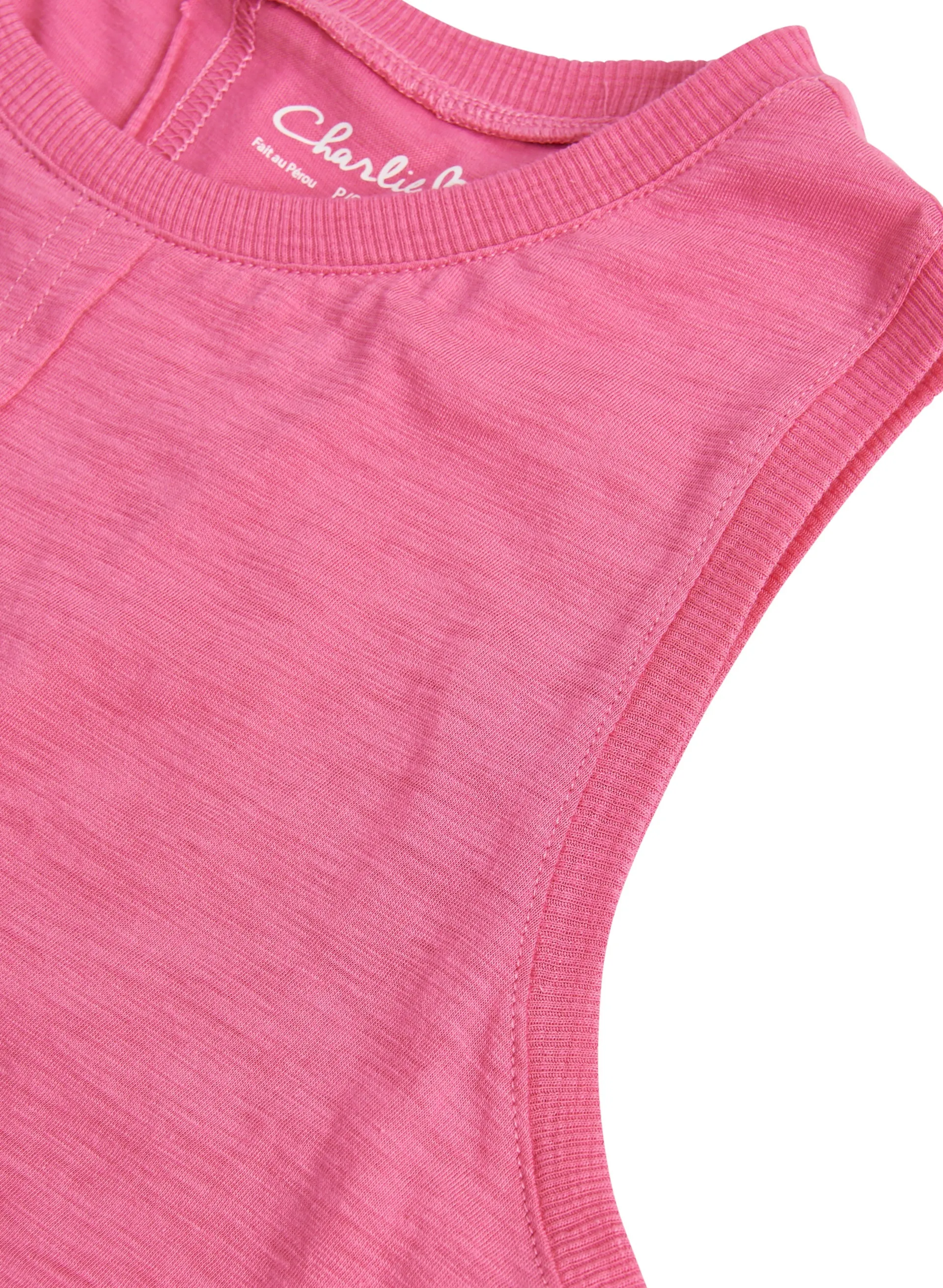 Charlie B - Sleeveless Pima Cotton Top