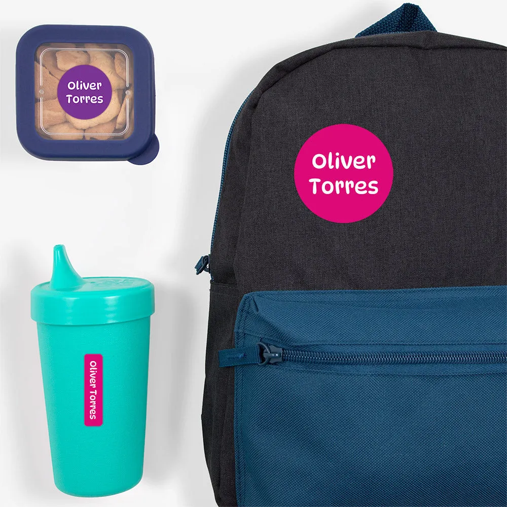 Color Combos Preschool Labels Pack