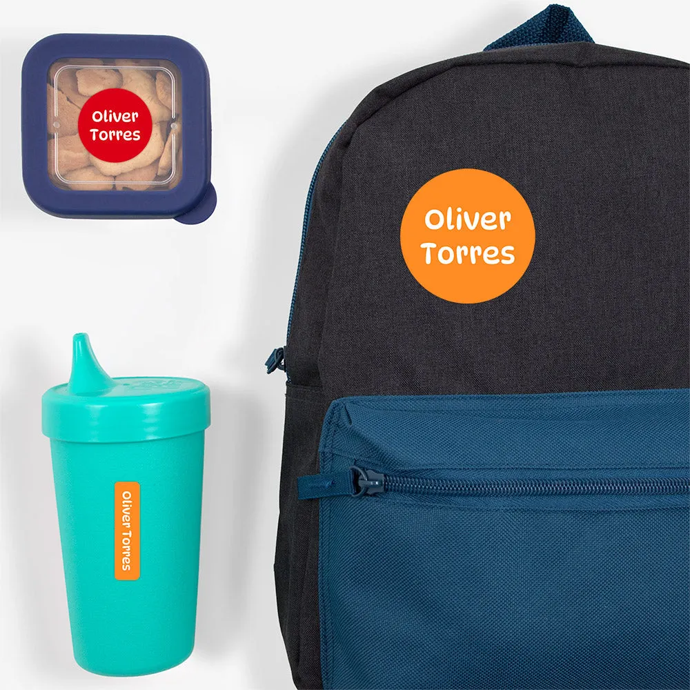Color Combos Preschool Labels Pack