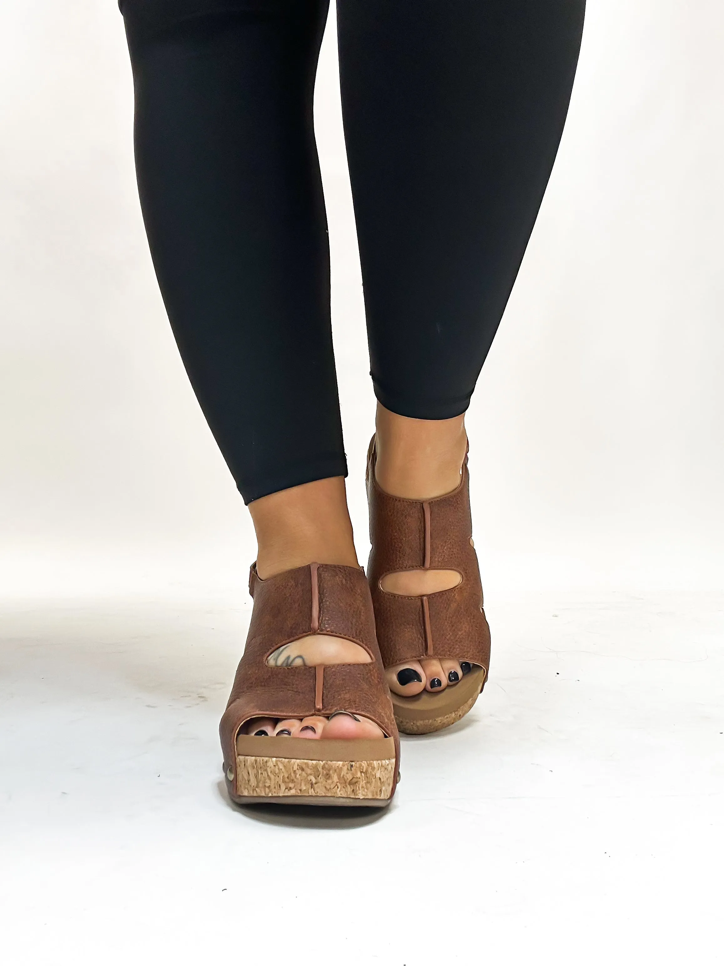 Corky's Cognac Pebble Cut It Out Sandals