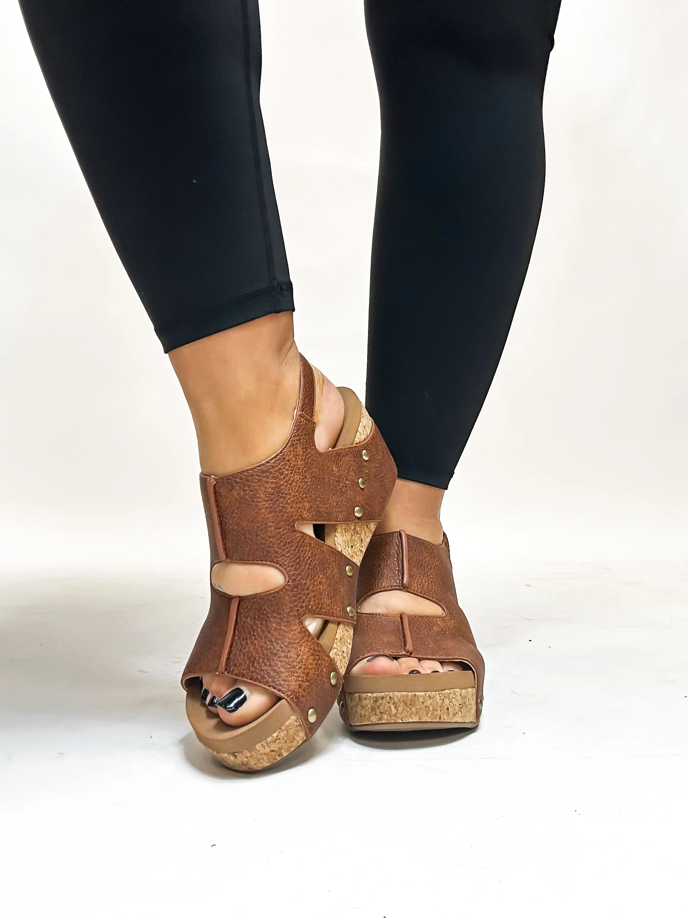 Corky's Cognac Pebble Cut It Out Sandals