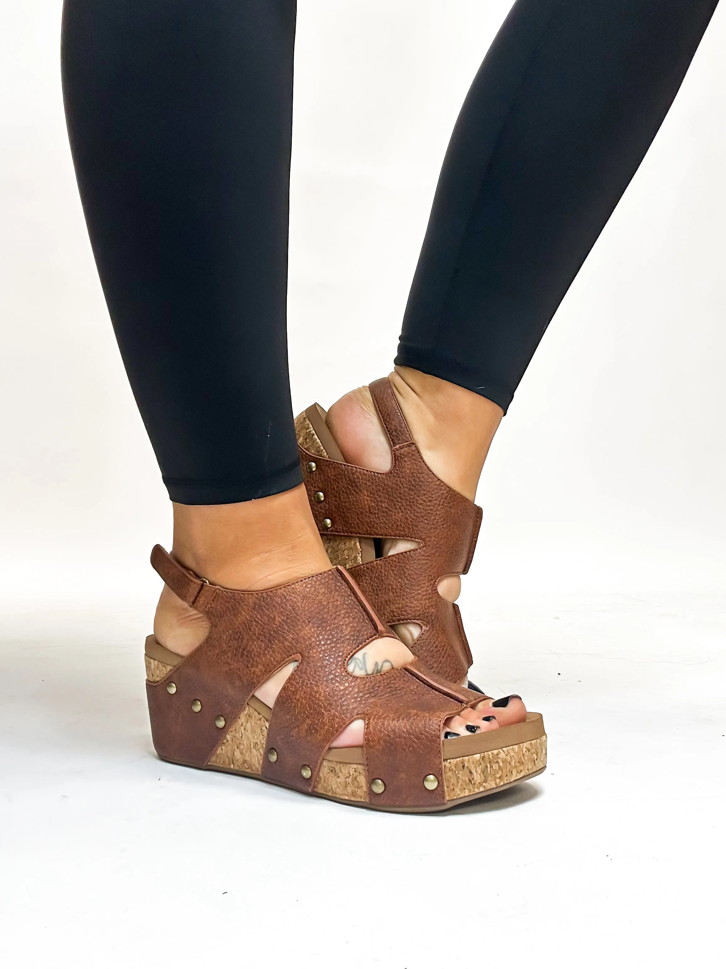 Corky's Cognac Pebble Cut It Out Sandals