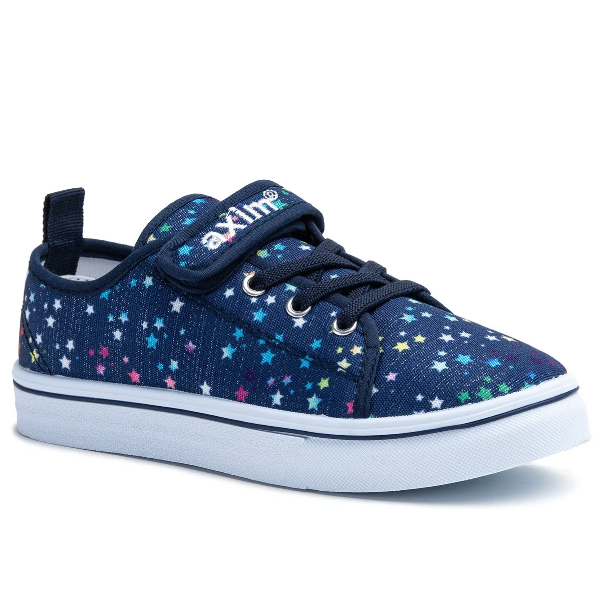 Dark Blue Sneakers with Star Pattern | 5TE22109-DB