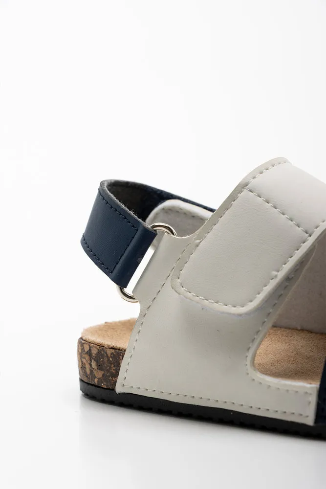 Donald Duck Double Strap Sandal Cream