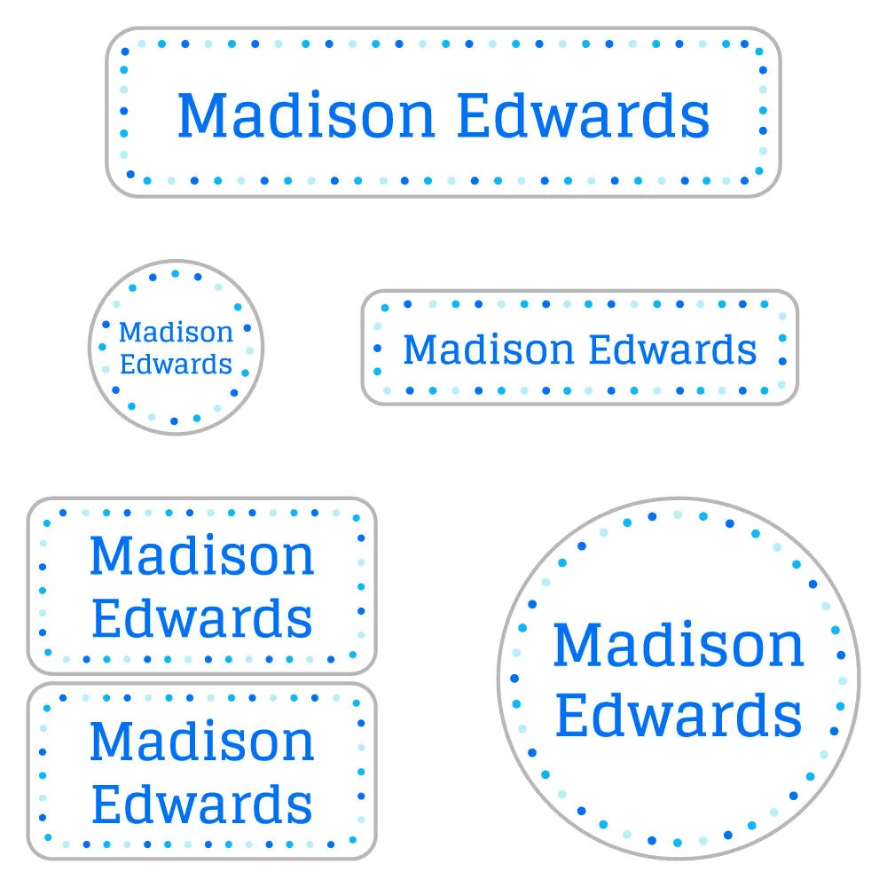 Dots Daycare Labels Pack