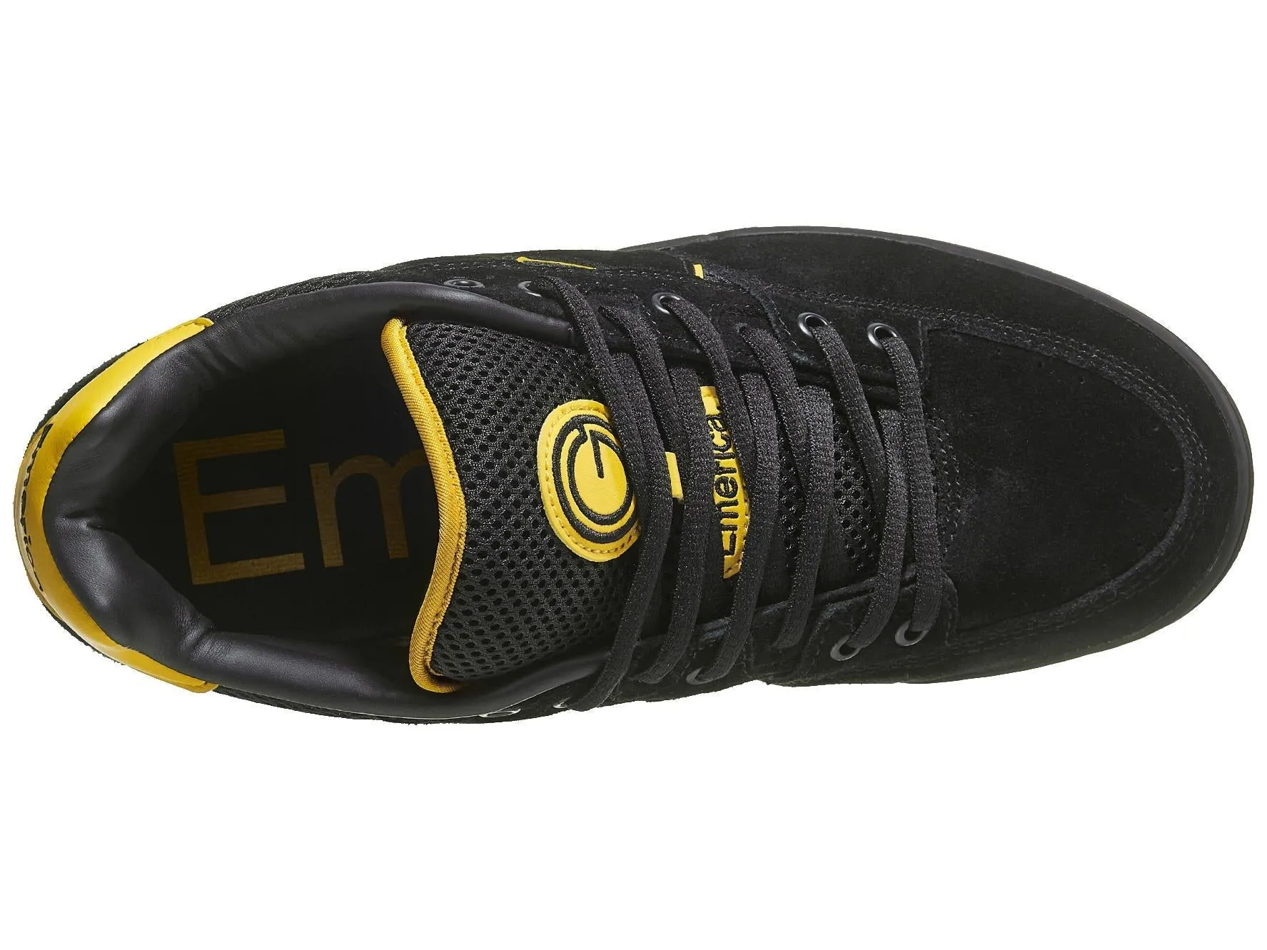 Emerica OG-1 Skateboarding Shoe - BLACK/YELLOW