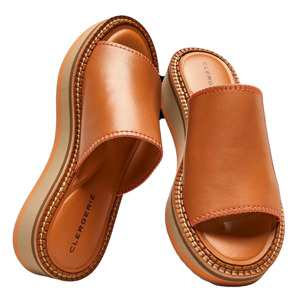 Fast Tan Mule Sandals