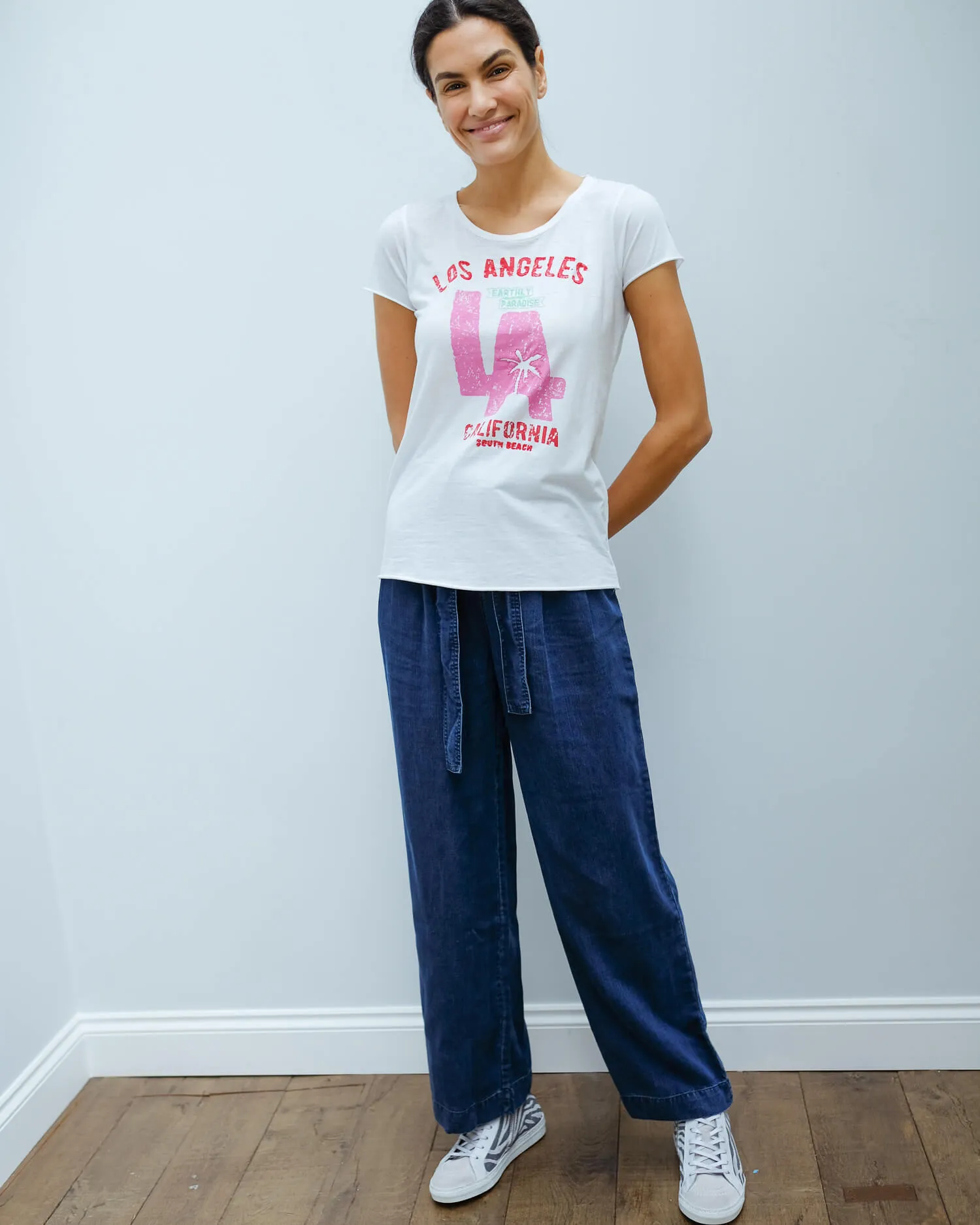 FIVE LA Tee in white