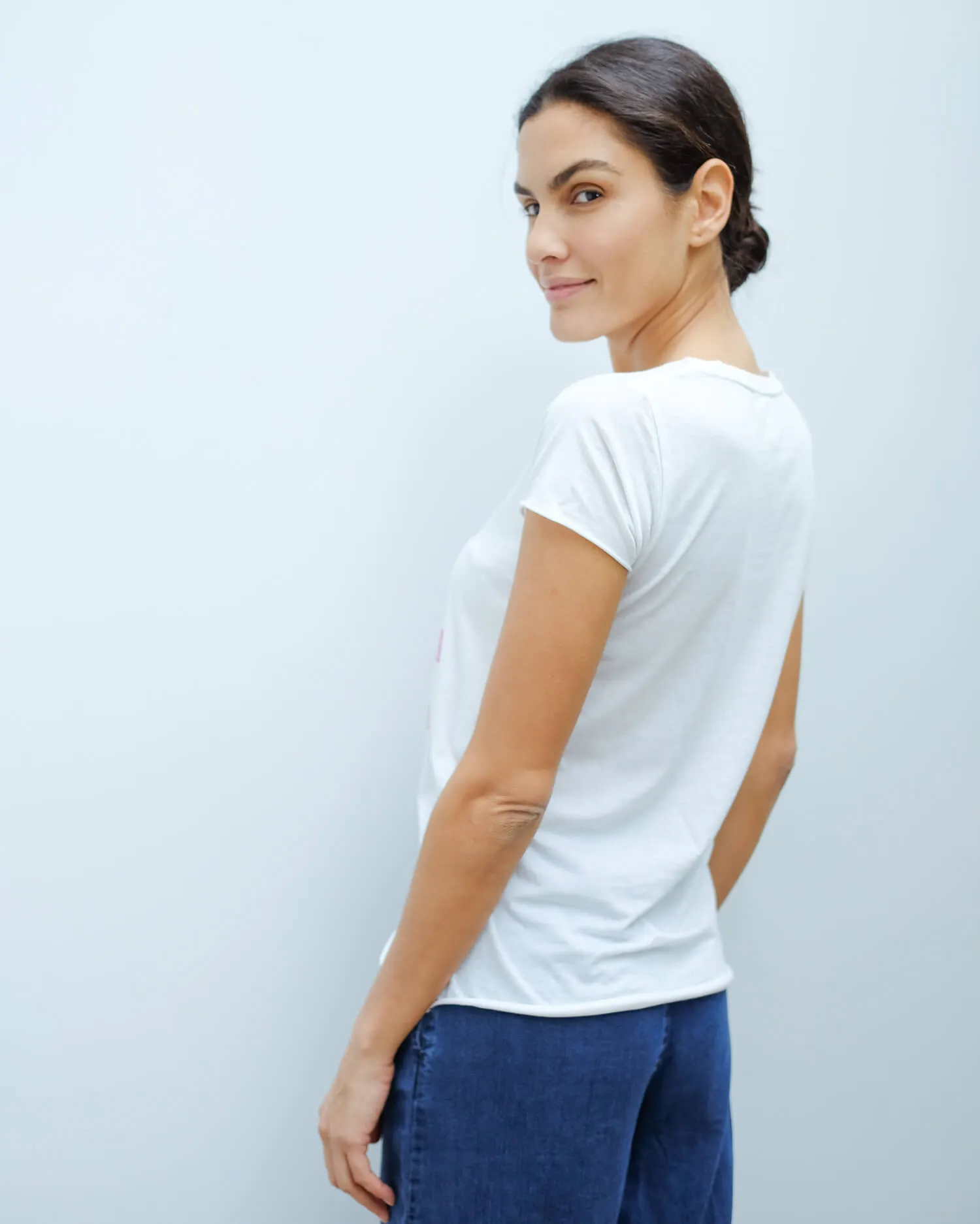FIVE LA Tee in white