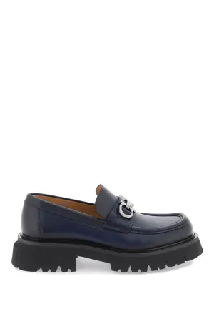 gancini loafers with chunky sole