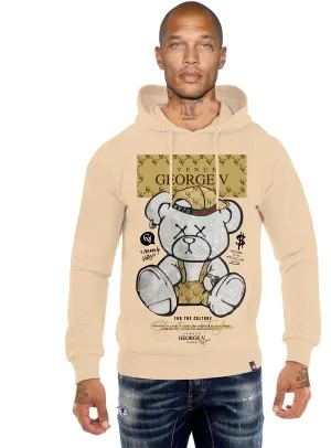 George V Hoodie - For The Future - Beige - GV2603
