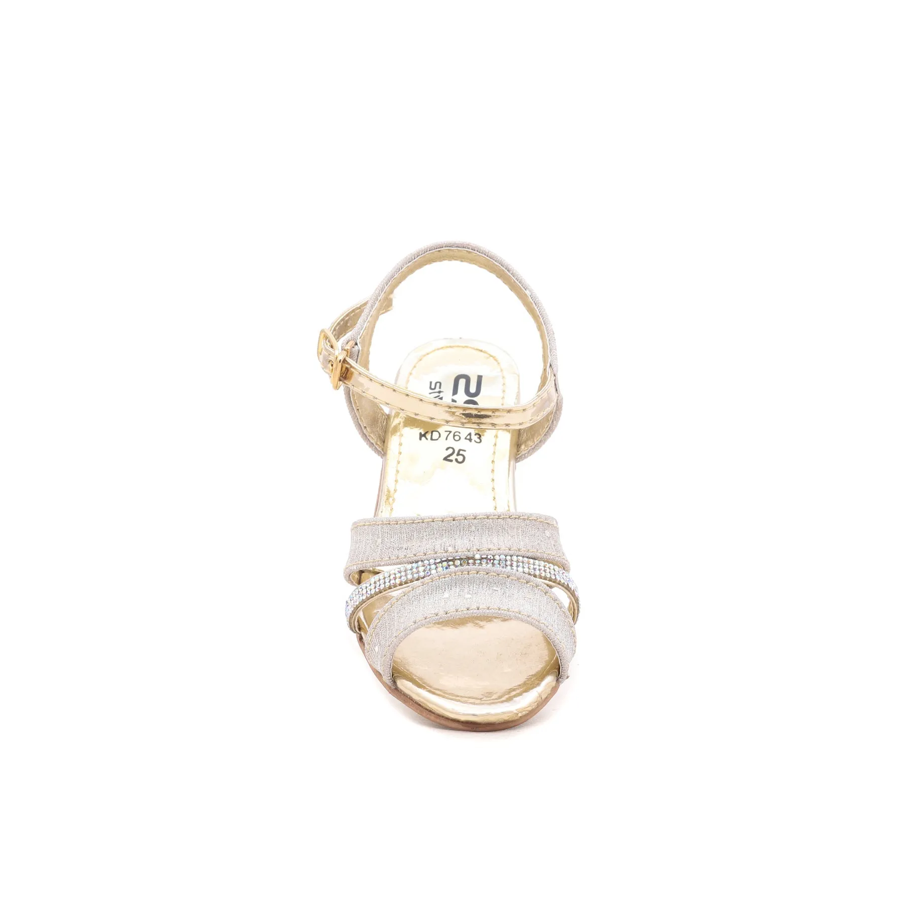 Girls Golden Fancy Sandal KD7643