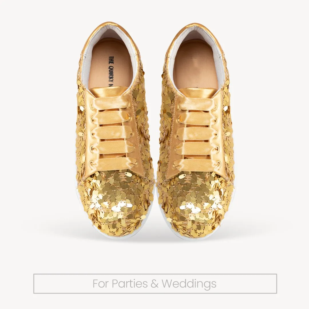 Golden Hour Sequin Sneakers