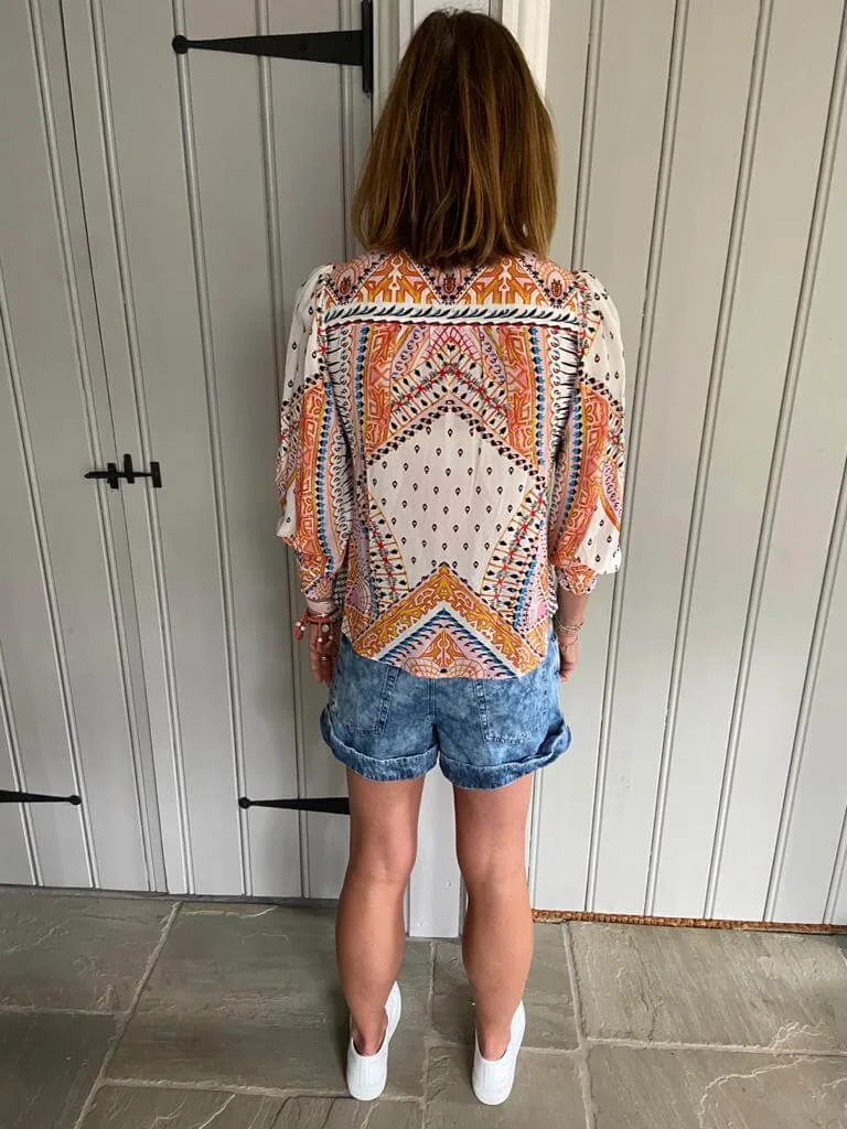 HB 2683 LS blouse in pink