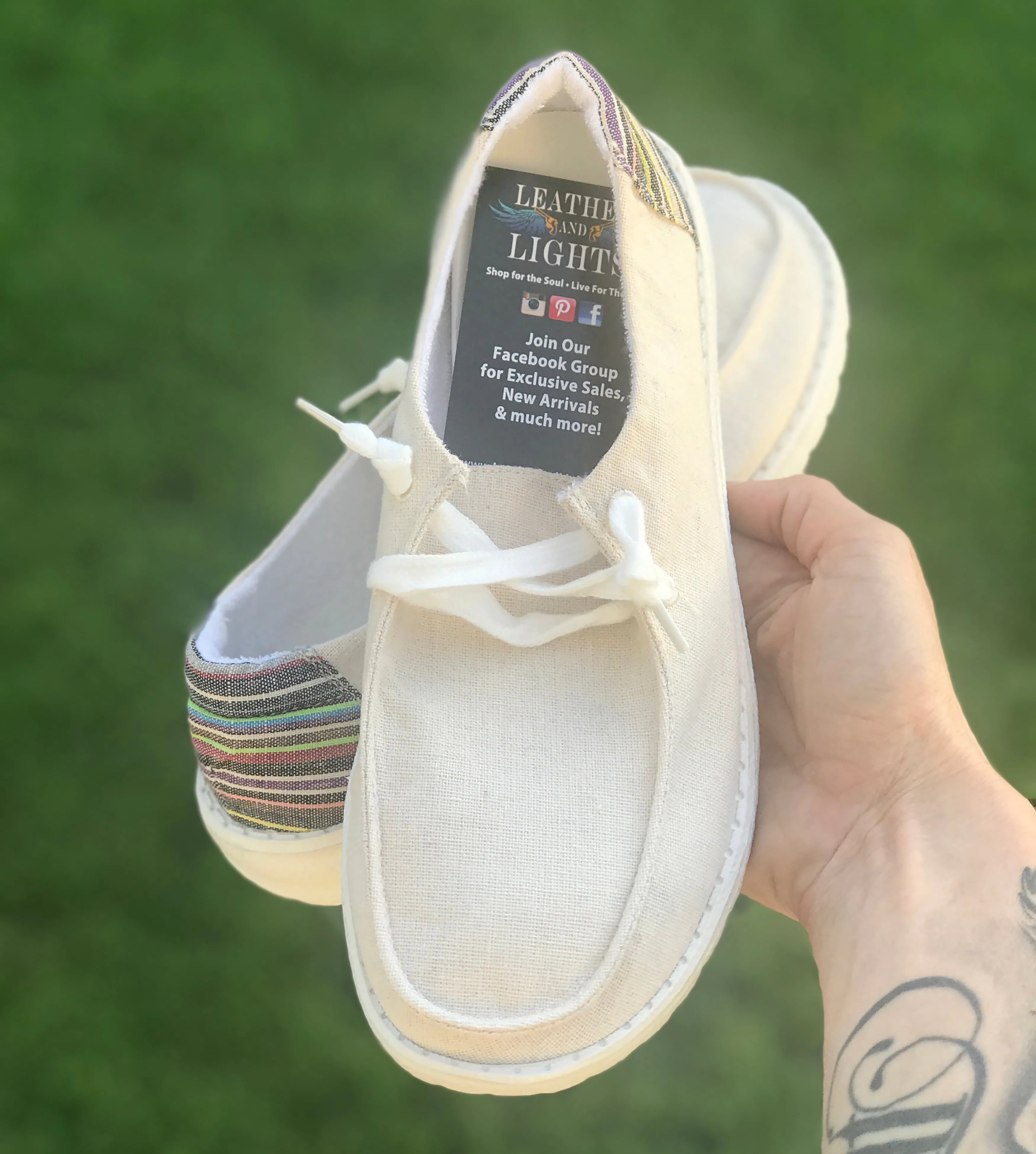 Heather Tan Serape Loafers