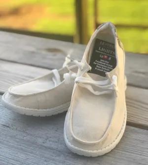 Heather Tan Serape Loafers