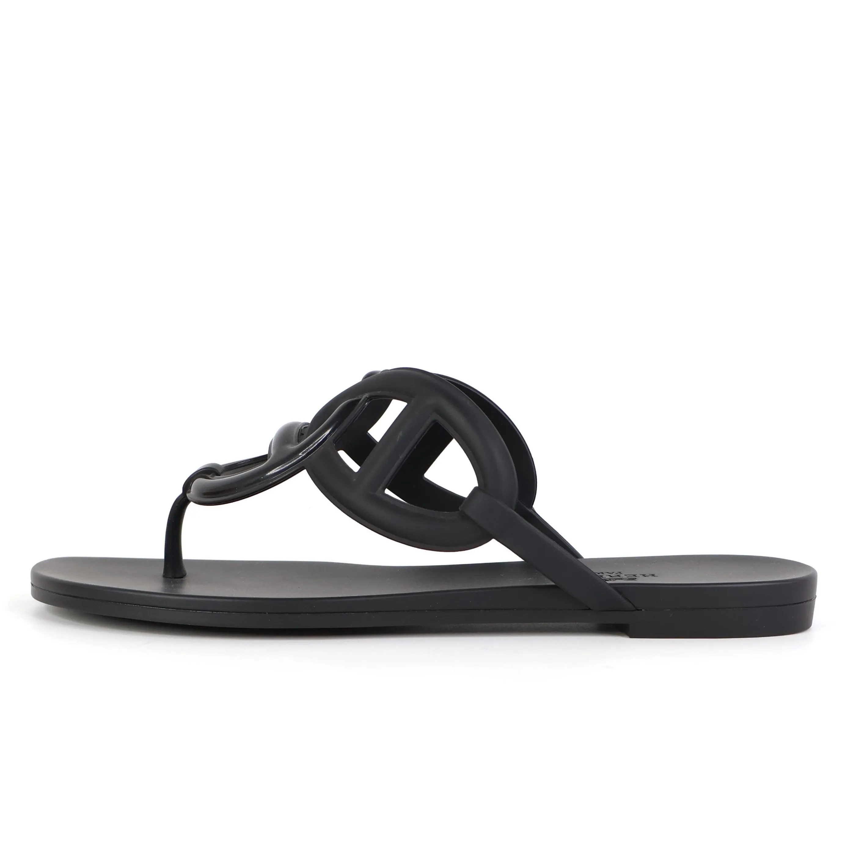 Hermes Sandals Jelly Black