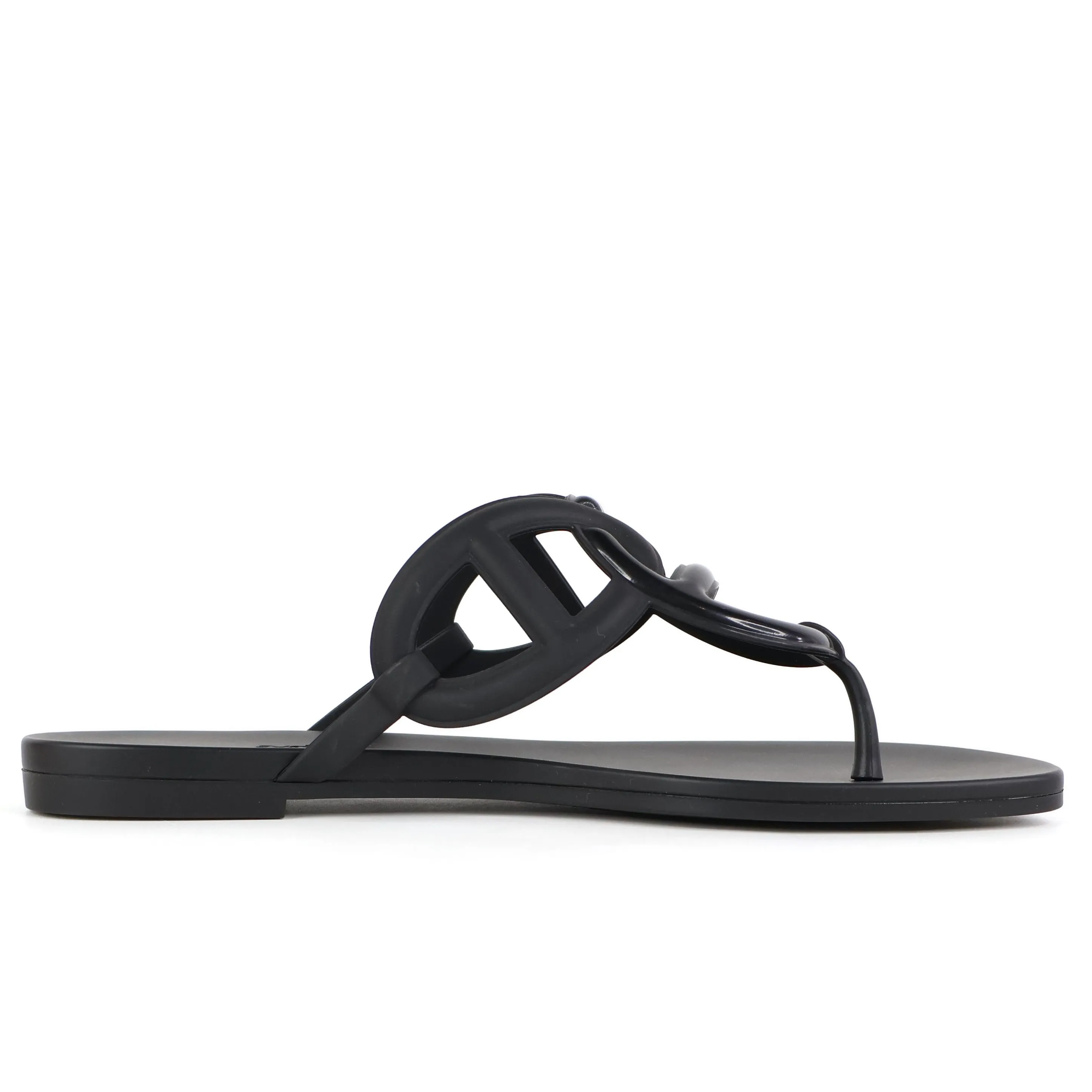 Hermes Sandals Jelly Black