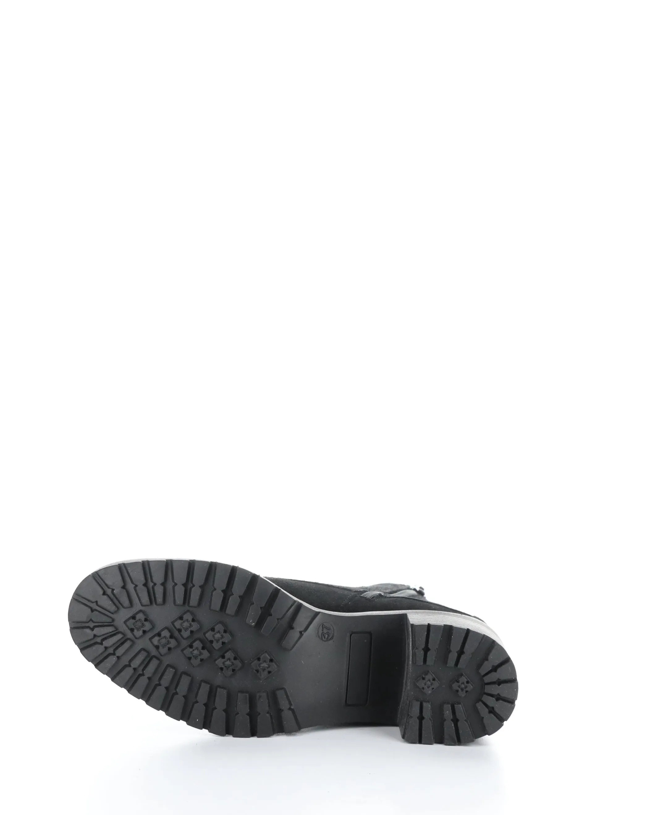INDIE Black Suede Elasticated Boots