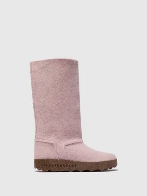 Knee-High Boots CORA PINK