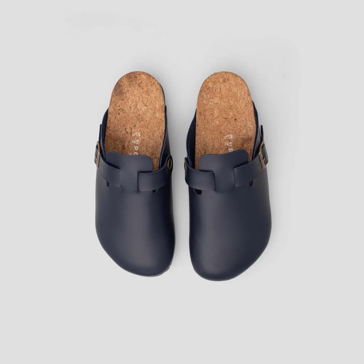 London Cork Sandal Navy
