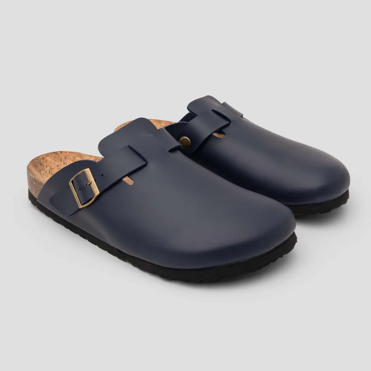 London Cork Sandal Navy