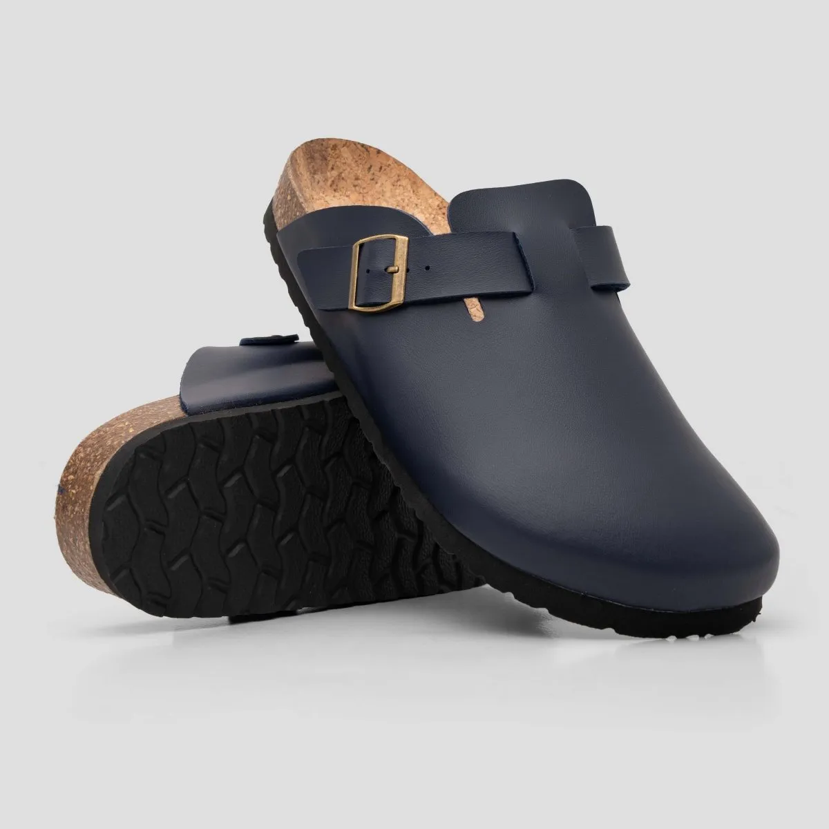 London Cork Sandal Navy