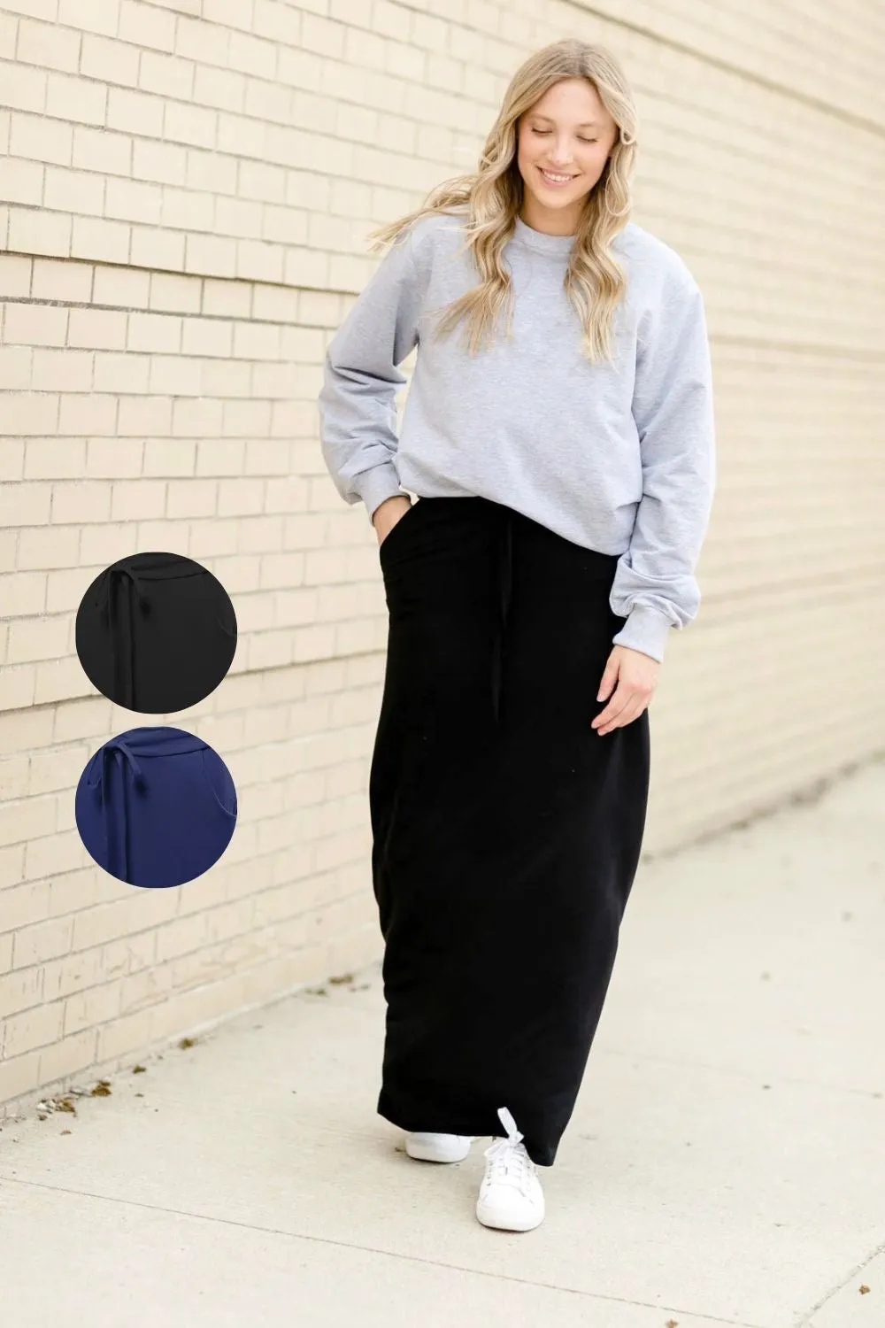 Maxi Skirt with Pockets
